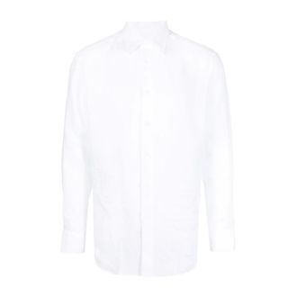 Brioni Formal Shirts, male, White, Size: S Formal Shirt