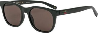 Gucci Zonnebrillen - Heren - Zonnebrillen - Groen - 54 MM - Accessoires
