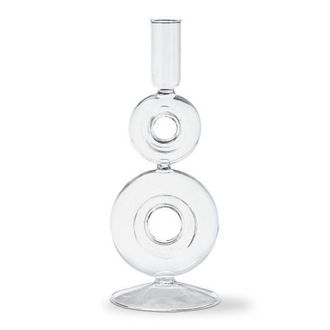 Tag Odette Clear Glass Taper Holder Large at Nordstrom