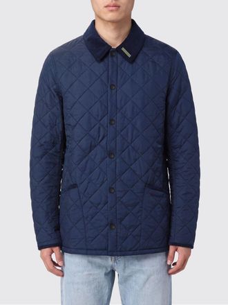Barbour Giacca trapuntata Heritage in nylon con colletto in velluto