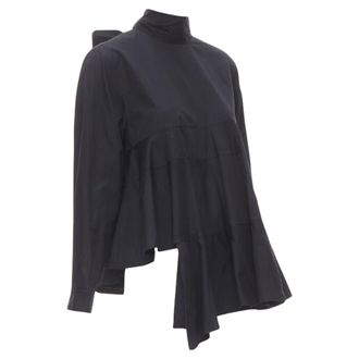 Comme Des Gar&ccedil;ons Comme Des Garcons asymmetric tie back shirt