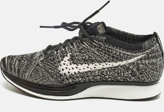 Nike Nike X Sacai White/black Knit Fabric Racer Oreo 2 Lace Up Sneakers