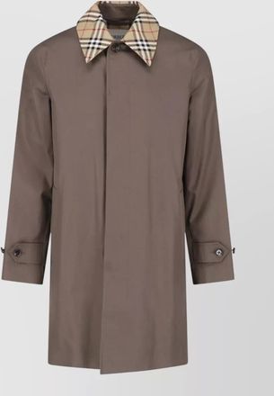 Burberry cotton knee-length trench coat