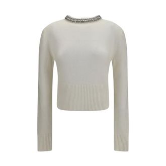 Pinko Mujer, Jerseys, Blanco, Talla: S