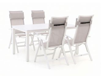 Bellagio la vita attrattiva Bellagio Lugo/Menzano 160cm dining tuinset 5-delig verstelbaar