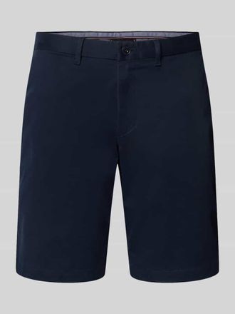 Tommy Hilfiger Slim Fit Chinoshorts aus Baumwoll-Elasthan-Mix in Dunkelblau, Gr&ouml;&szlig;e 33
