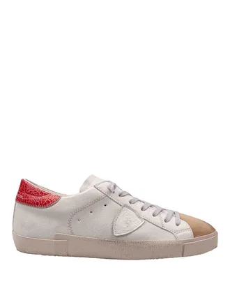 Philippe Model Leather and suede sneakers