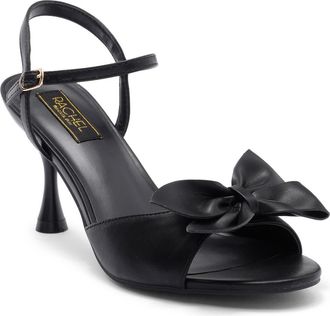 Rachel Roy Tokyo Bow Ankle Strap Sandal in Black at Nordstrom Rack, Size 8.5