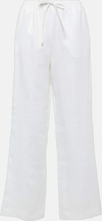 Asceno Aurelia linen straight pants