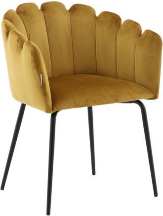 VE DESIGN Stilvoller Armlehnstuhl Limhamn - Ocker