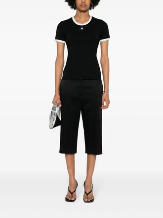 Courr&egrave;ges Signature Contrast T-Shirt