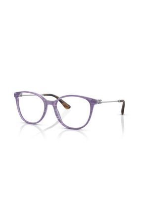 Dolce & Gabbana 52mm Butterfly optical glasses in Violet at Nordstrom