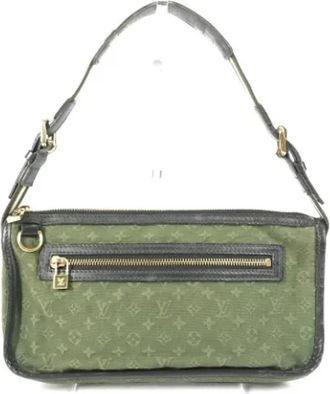 Louis Vuitton Pre-owned Fabric louis-vuitton-bags - Dames - Vintage Handtas - Groen - ONE Size - Vintage