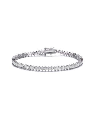 Genevive Silver Cz Bracelet
