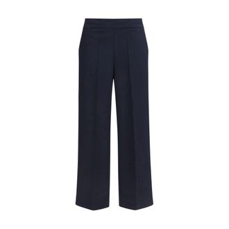 Avenue Montaigne Blue Polyester Casual Womens Pants