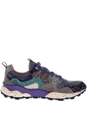 Flower Mountain Yamano 3 nubuck leather sneakers - unisex - Nubuck Leather/Nylon/Rubber/Fabric - 36 - Grey