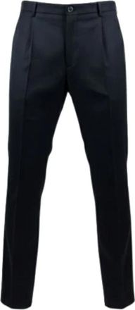 Tagliatore P-Lang 14 Broeken - Heren - Slim Fit Broeken - Zwart - S - Katoen - Broeken