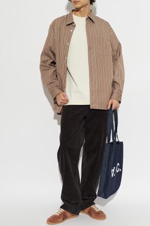 A.P.C. T-shirt Oliver, Mens, Cream