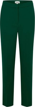Soaked In Luxury Regenwoud Suiting Broek - Dames - Slim Fit Broeken - Groen - M - Broeken
