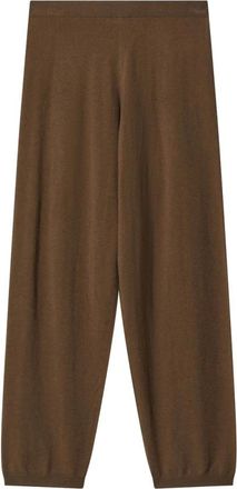 Frankie Shop Broeken, Dames, Bruin, M, Wol, Olia Knit Joggers