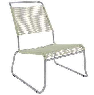 Schubiger M&ouml;bel Spaghetti-Kufen-Lounger-Hochlehner S&auml;ntis