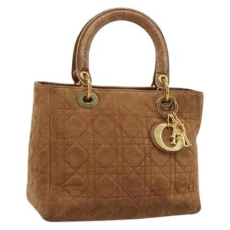 Dior Pre-owned Suede Hand Bag - Dames - Vintage Handtas - Bruin - ONE Size - Su&egrave;de - Vintage