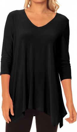 alisha.d Allison Tunic In Black
