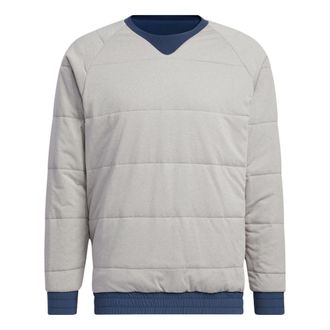 adidas Splicing Round Neck Pullover Brand Sports Jacket Mens Navy Blue HG3259