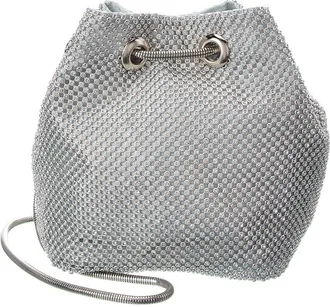 Rene Ruiz Allover Crystal Bucket Bag