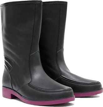 Generic Man Wear-Resistant Shoes Biker Rain Boots For Low-Heel Rubber Wellies Waterproof Comfortable