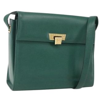 Dior Pre-owned Cross Body Bags, female, Green, Size: ONE SIZE Pre-owned Vintage Shoulder Bag