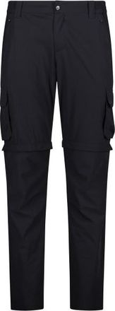 F.lli Campagnolo Zip Off Pant 4-Way Stretch Zip-Off-Hose f&uuml;r Herren | schwarz