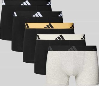 adidas Trunks aus Baumwoll-Mix im 5er-Pack in Hellgrau, Gr&ouml;&szlig;e XXL