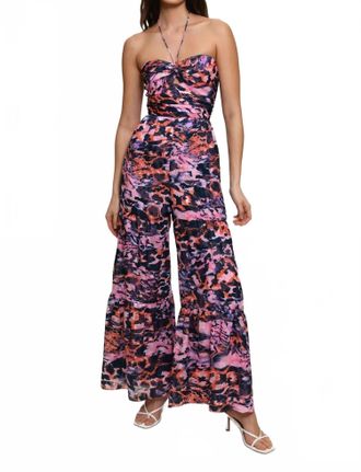 Hutch Getty Jumpsuit In Blush Seaside