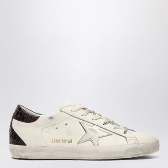 Golden Goose Sneaker Super Star white/platinum/burgundy