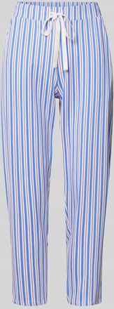 Skiny Skiny Slim Fit Pyjama-Hose in verk&uuml;rzter Passform in Blau, Gr&ouml;&szlig;e 36