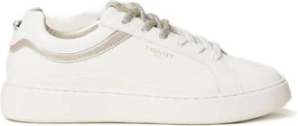 Twinset Sneakers met contrasterende inzetstukken en veters - Dames - Sneakers - Wit - 40 EU - Schoenen