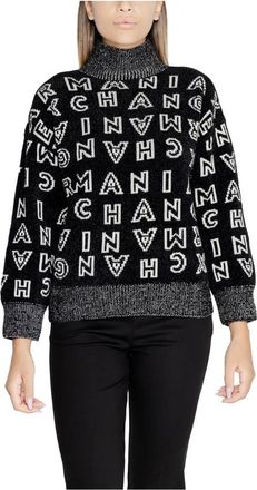 A|X Armani Exchange Herfst/Winter Dames Trui - Dames - Coltruien - Zwart - L - Polyester - Truien & Vesten