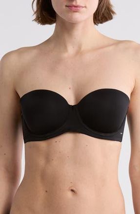 Calvin Klein Pure Micro Strapless Bra in Ub1 Black at Nordstrom Rack, Size 34B