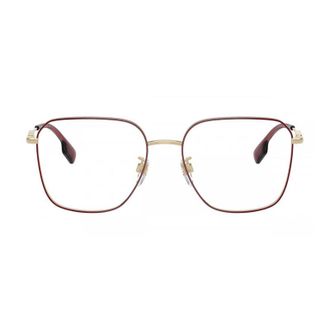 Burberry Square Metal Frame Eyeglasses - Purple