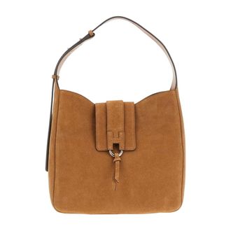 Hogan Tassen, Dames, Bruin, ONE Size, Leer, Hobo Trend