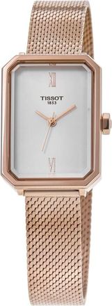 Tissot SRV 30mm Silver Dial Rose Gold PVD Steel Womens Watch T160.110.33.033.00