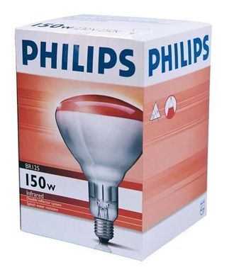 Philips Bombilla Philips Calefacci&oacute;n Blanca-roja 150 Watts, (hg) (10 Uds.)