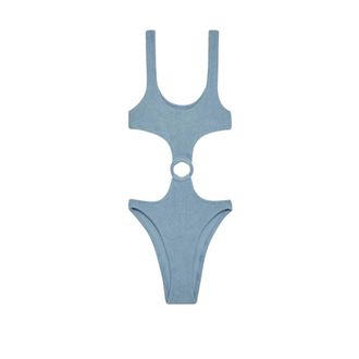 MC2 Saint Barth Dames, Badkleding, Blauw, Maat: M/L Polyamide