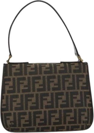 Fendi Pre-owned Vintage Schoudertas - Dames - Vintage Schoudertas - Bruin - ONE Size - Vintage