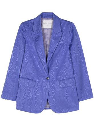 Forte_Forte Blazer effetto moiré - Blu