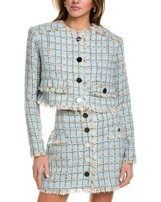 Toccin Lainey Cropped Tweed Jacket