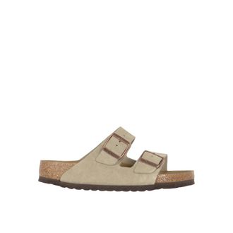 Birkenstock Arizona SFB Leve Regular Fit - unisex - Sandalen - Beige - 40 EU - Leer - Schoenen