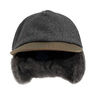 Sease Sease - Wool Cap - Heren - Accessoires - Grijs - Maat: S/M Wol