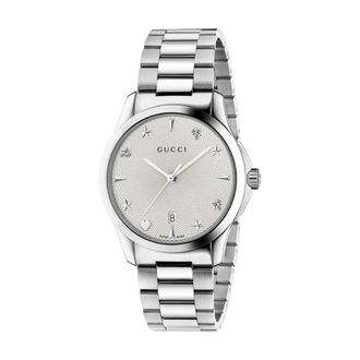 Gucci Accessoires, unisex, Grijs, ONE Size, Ya 1264028Ae Horloge